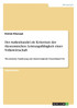 Der Außenhandel als Kriterium der ökonomischen Leistungsfähigkeit einer Volkswirtschaft