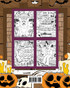 Corgis Happy Howloween Coloring Book