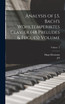 Analysis of J.S. Bach's Wohltemperirtes Clavier (48 Preludes & Fugues) Volume; Volume  2
