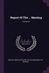 Report Of The ... Meeting; Volume 36