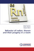 Behavior of radon, thoron and their progeny in a room