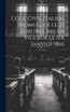 Code Civil Italien, Promulgué Le 25 Juin 1865, Mis En Vigueur Le 1Er Janvier 1866