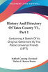 History And Directory Of Yates County V1, Part 1