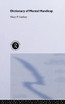 Dictionary of Mental Handicap