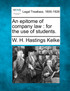 An epitome of company law