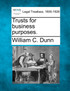 Trusts for business purposes.