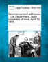 Commencement addresses