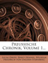 Preussische Chronik, Volume 1...