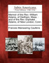 Memoir of the Rev. William Adams, of Dedham, Mass.