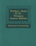 Werken, Issues 33-35 - Primary Source Edition