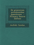 De graecorum precationibus quaestiones