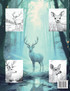 Oh Deer! Realistic Coloring Book