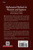 Mathematical Methods for Physicists and Engineers