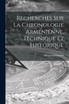 Recherches Sur La Chronologie Arménienne, Technique Et Historique