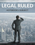 Legal Ruled Notebook 2 Subject