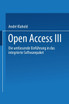 Open Access III