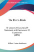 The Precis Book