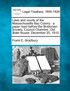 Laws and courts of the Massachusetts Bay Colony