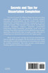 Secrets and Tips for Dissertation Completion