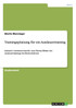 Trainingsplanung für ein Ausdauertraining
