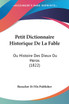 Petit Dictionnaire Historique De La Fable
