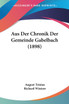 Aus Der Chronik Der Gemeinde Gabelbach (1898)