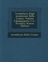 Vocabolario Degli Accademici Della Crusca, Volume 5, Parts 1-2