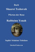 Buch Shaarei Teshuvah - Pforten der Reue