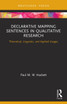 Declarative Mapping Sentences in Qualitative Research