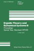 Ergodic Theory and Dynamical Systems II