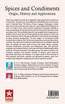 Spices and Condiments Origin, History and Applications