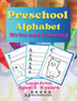 Preschool Alphabet Write  and Coloring