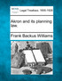 Akron and its planning law.