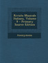 Rivista Musicale Italiana, Volume 9