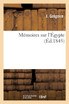Mémoires sur l'Égypte