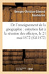 De l'enseignement de la géographie