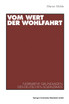 Vom Wert der Wohlfahrt