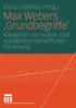 Max Webers 'Grundbegriffe'