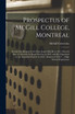 Prospectus of McGill College, Montreal [microform]