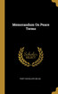 Memorandum On Peace Terms