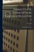 Immaculate Conception College[Bulletin]; 1887-1888