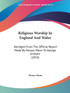Religious Worship In England And Wales