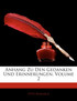 Anhang Zu Den Gedanken Und Erinnerungen, Volume 2