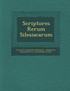 Scriptores Rerum Silesiacarum