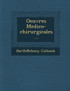 Oeuvres Medico-chirurgicales...