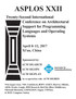ASPLOS 17 Architectural Support for Programming Languages and Operating Systems