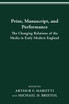 PRINT MANUSCRIPT PERFORMANCE