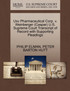 Usv Pharmaceutical Corp. v. Weinberger (Caspar) U.S. Supreme Court Transcript of Record with Supporting Pleadings