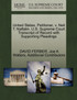 United States, Petitioner, v. Neil T. Naftalin. U.S. Supreme Court Transcript of Record with Supporting Pleadings