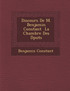 Discours De M. Benjamin Constant � La Chambre Des D�put�s